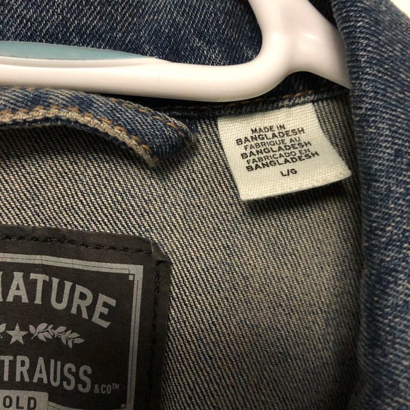 LEVIS VINTAGE STYLE DENIM JACKET BLUE MENS LARGE - Picture 7 of 7